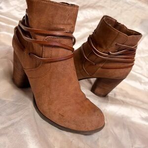 Madden Girl Brown Heeled Boots